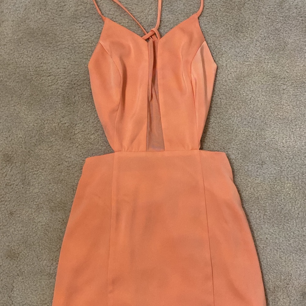 NBD coral dress